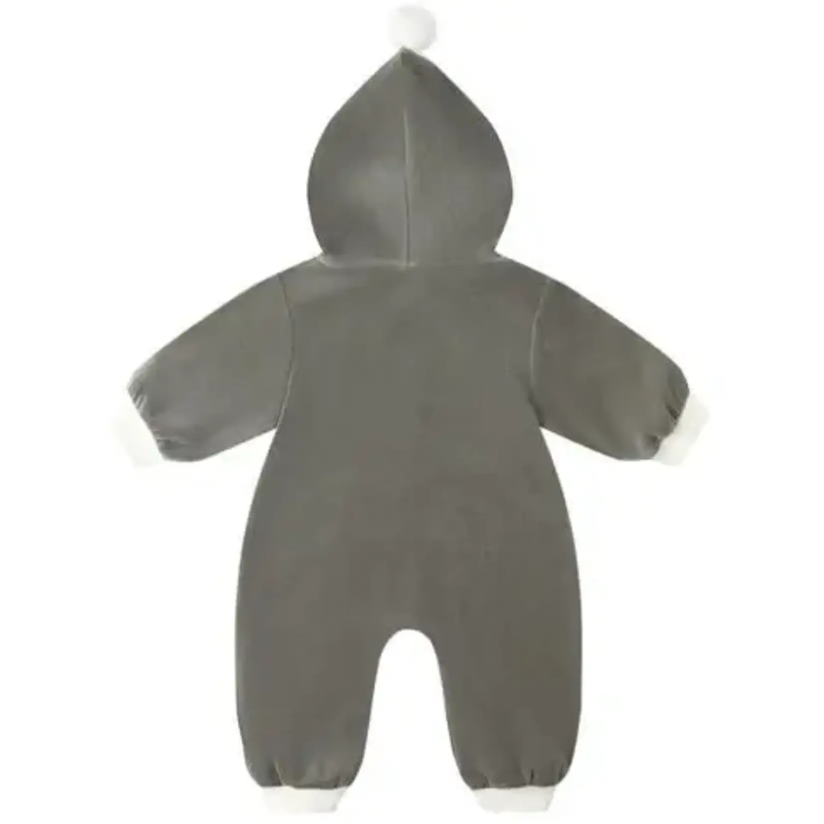 Quincy Mae Quincy Mae Spruce Velour Zip Jumpsuit