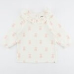 Oh Baby! Oh Baby Oyster Ballet Slipper AOP Emily L/S Tee
