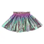 Oh Baby! Oh Baby Iridescent Pink Metallic Flora Skirt
