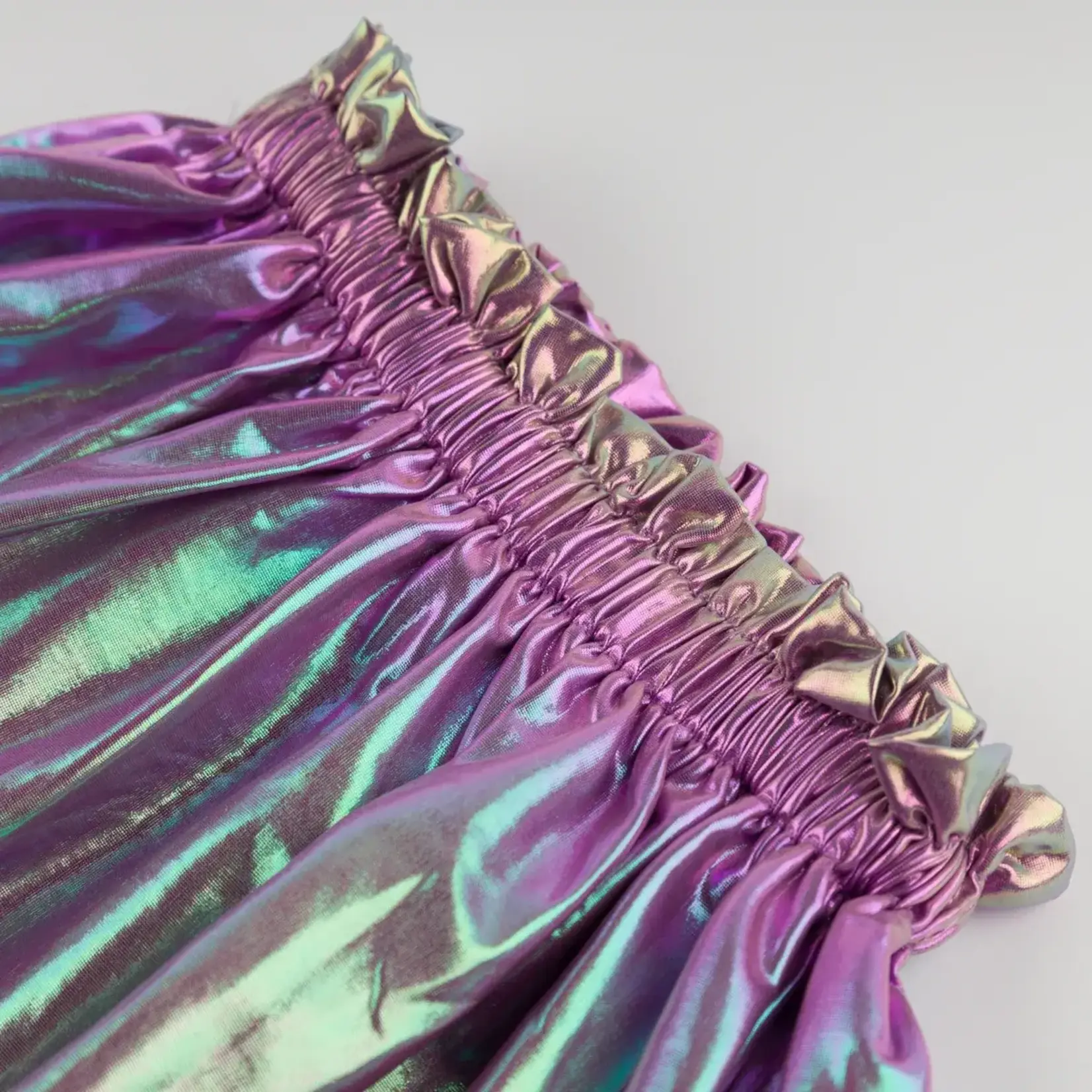 Oh Baby! Oh Baby Iridescent Pink Metallic Flora Skirt