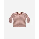 Quincy Mae Quincy Mae Redwood Candy Stripe Henley Knit Top & Legging Set
