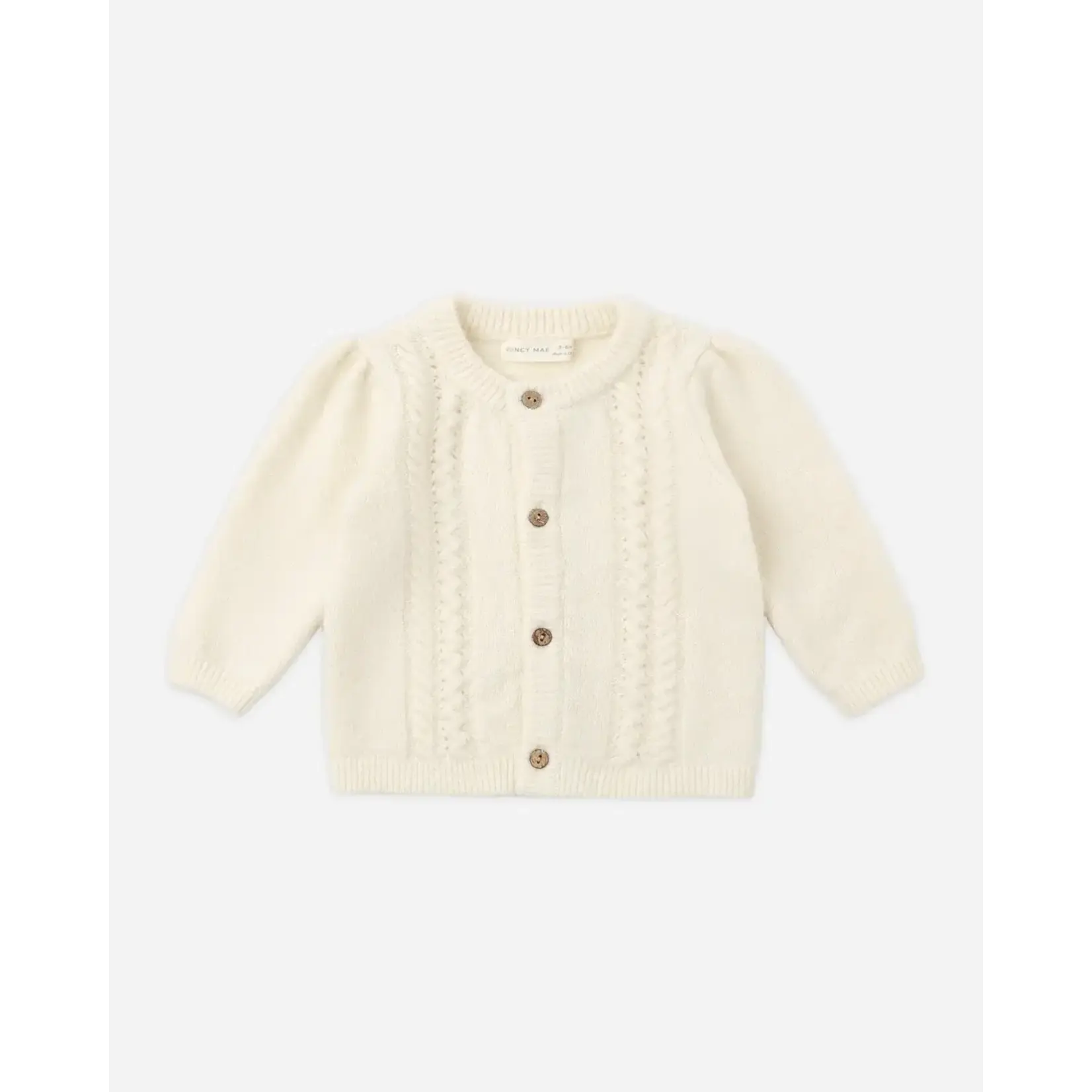 Quincy Mae Quincy Mae Natural Holly Cardigan