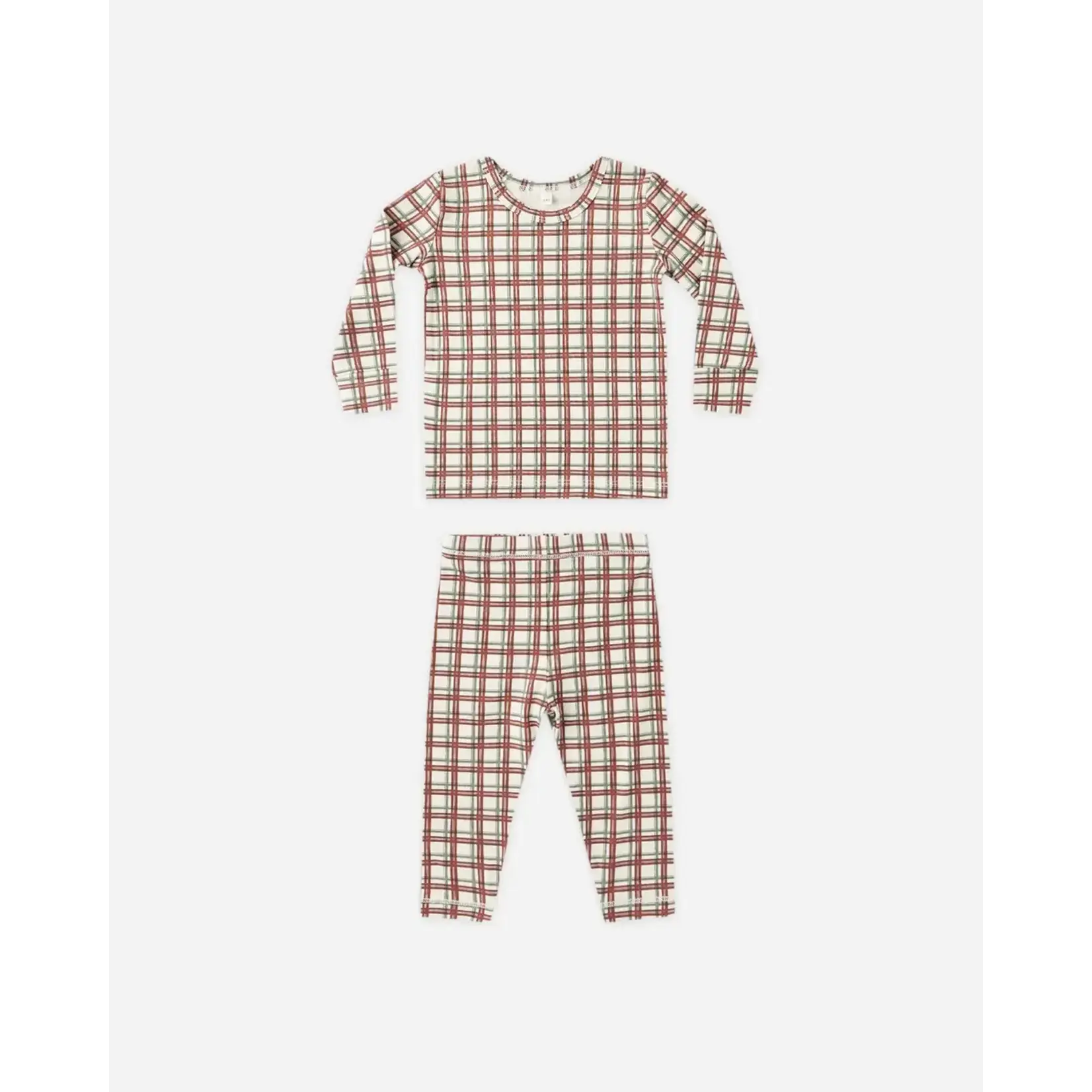 Quincy Mae Quincy Mae Redwood Check Bamboo PJ Set
