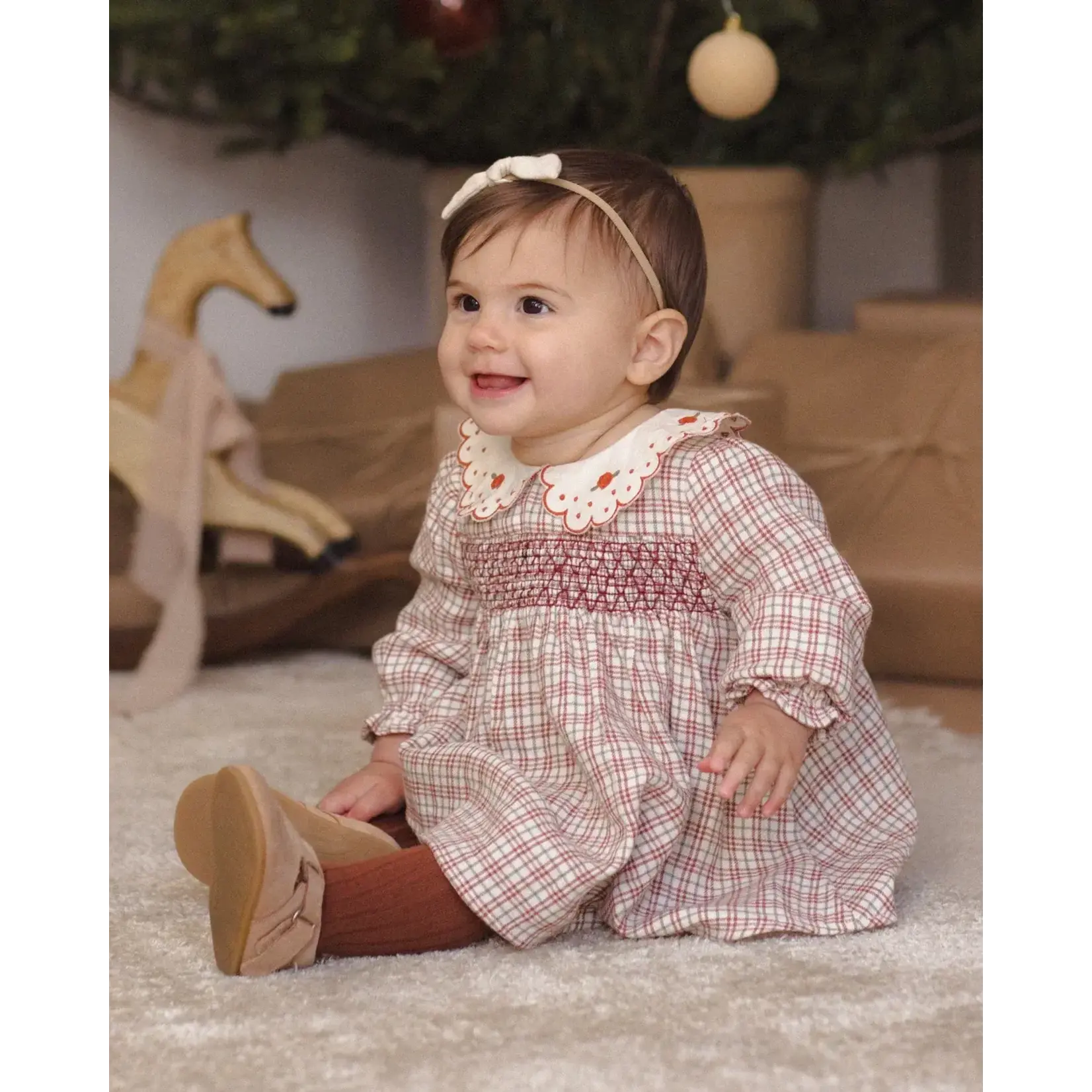 Quincy Mae Quincy Mae Redwood Christmas Plaid Callie Dress