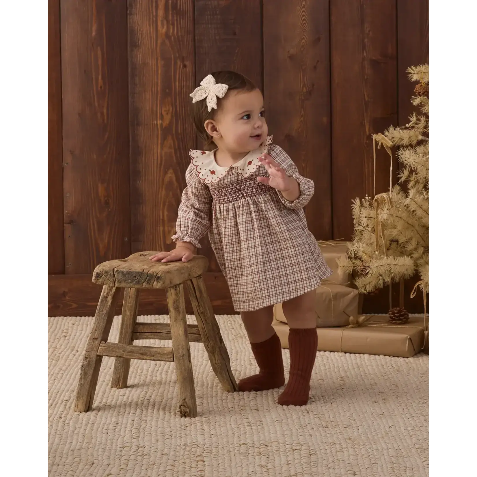 Quincy Mae Quincy Mae Redwood Christmas Plaid Callie Dress