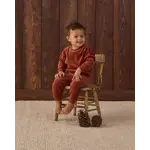 Quincy Mae Quincy Mae Redwood Velour Relaxed Sweatshirt & Sweatpant Set