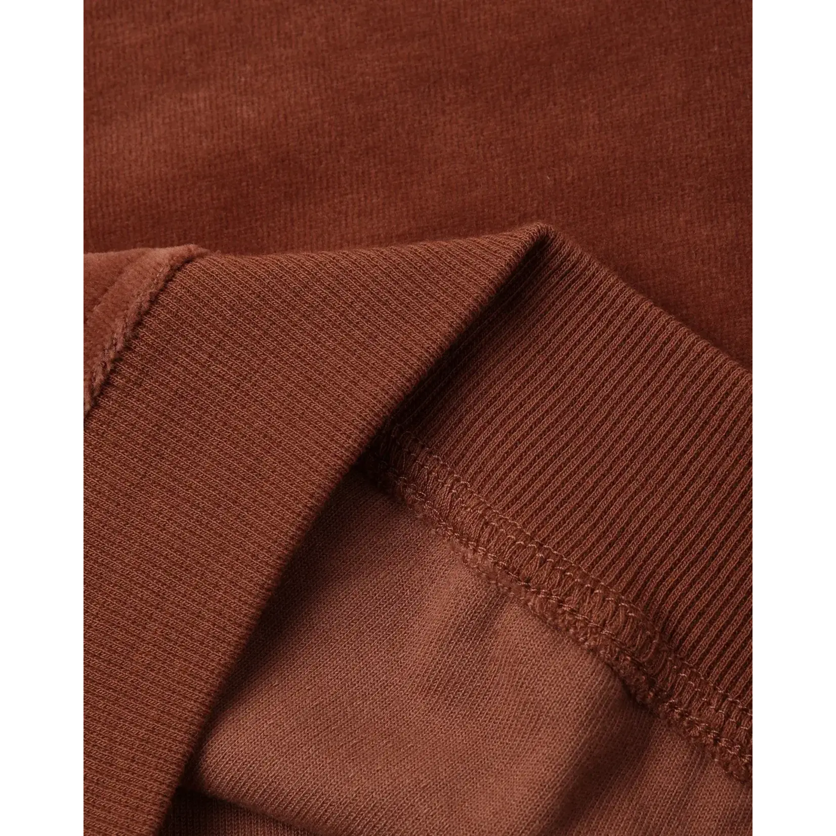 Quincy Mae Quincy Mae Redwood Velour Relaxed Sweatshirt & Sweatpant Set