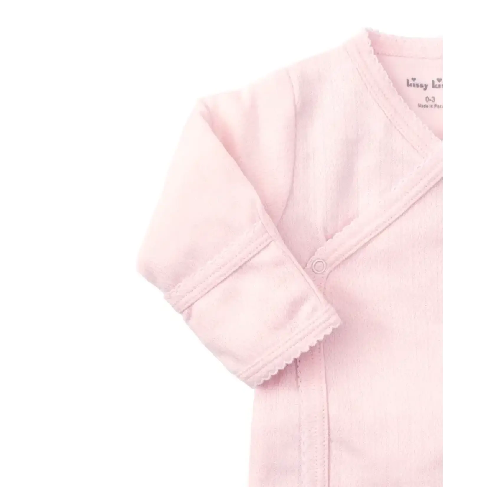 Kissy Kissy Kissy Kissy Pointelle Cross Tee/Pant Set