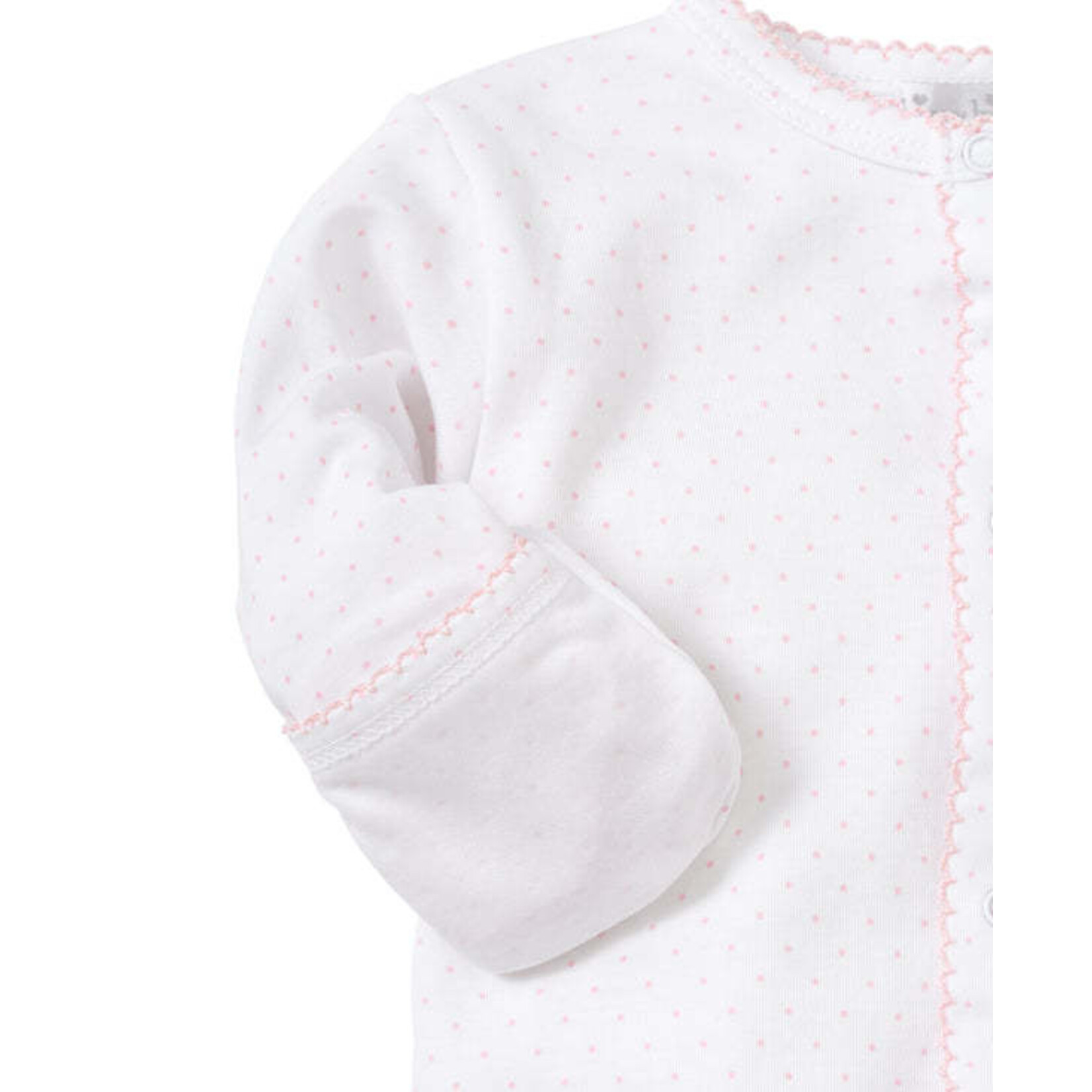 Kissy Kissy Kissy Kissy Dots print Footie