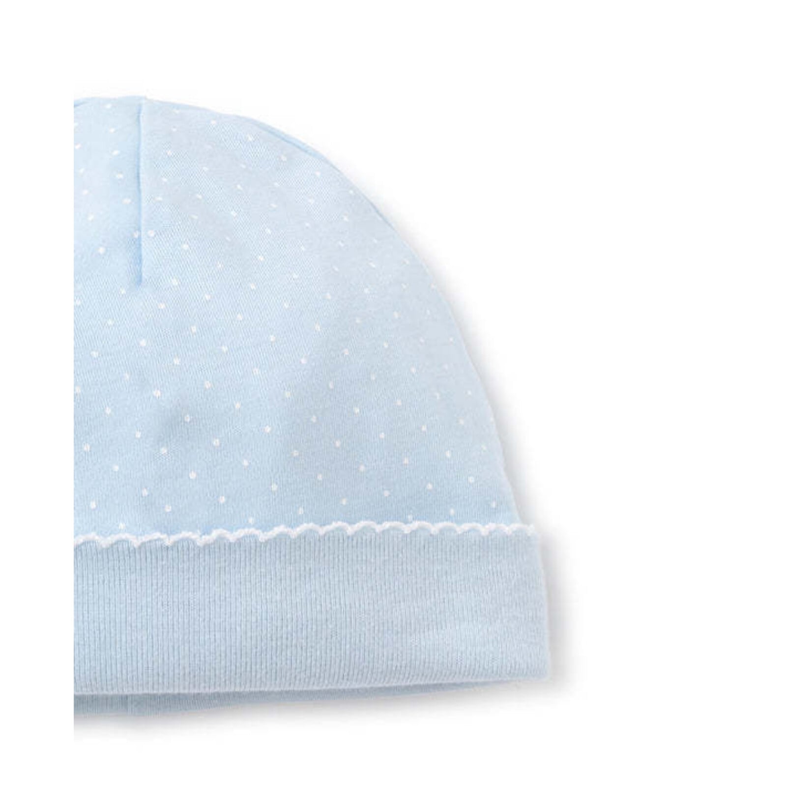 Kissy Kissy Kissy Kissy Blue Dots Print Hat