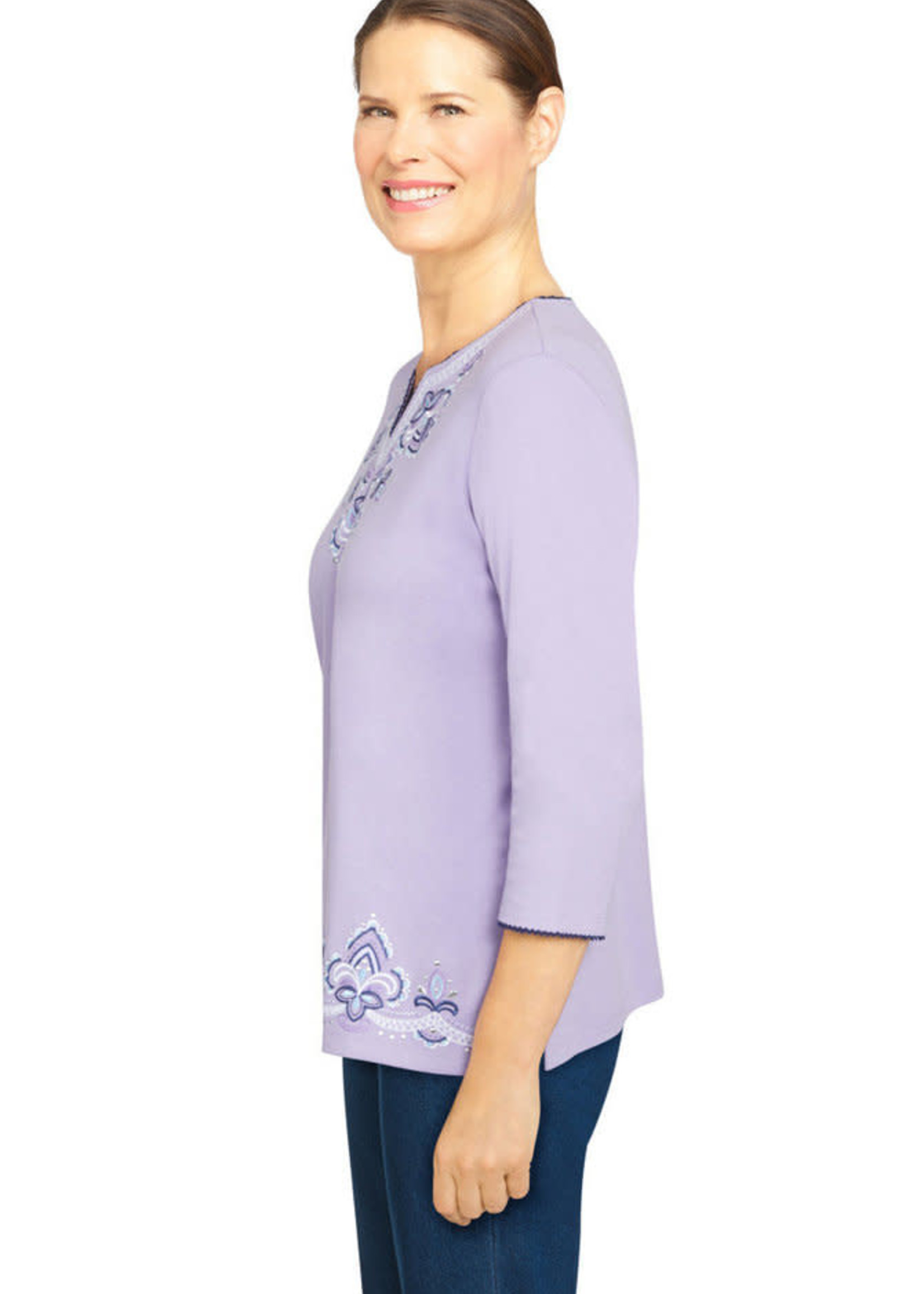 Alfred Dunner Embroidered Top