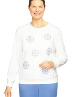 Alfred Dunner Embroidered Pullover