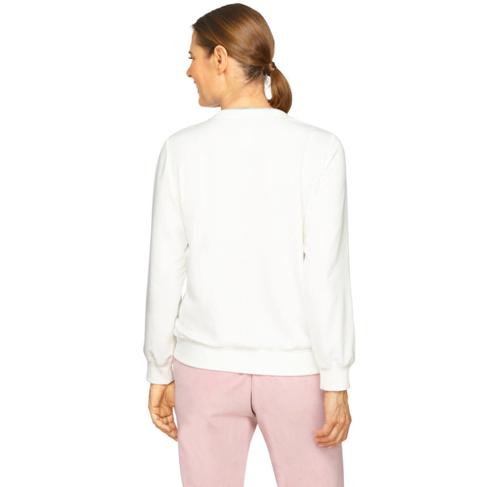 Alfred Dunner Embroidered Sweatshirt
