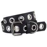 Most Wanted Classic Punk Single Grommet Leather Belt