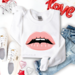 Royal Blush Pink Lips Crew