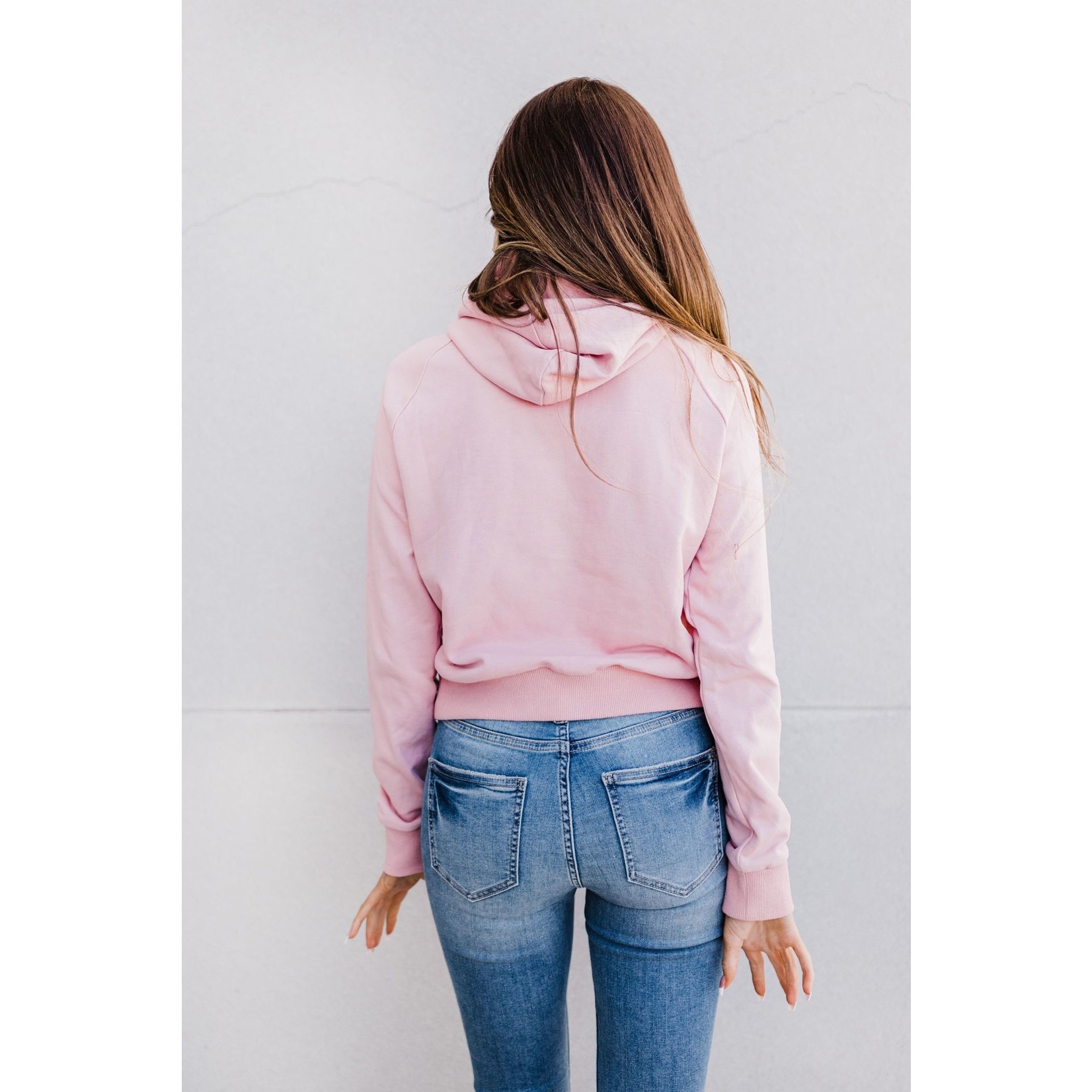 Ampersand Avenue Everything's Rosy Crossover Elevated Hoodie