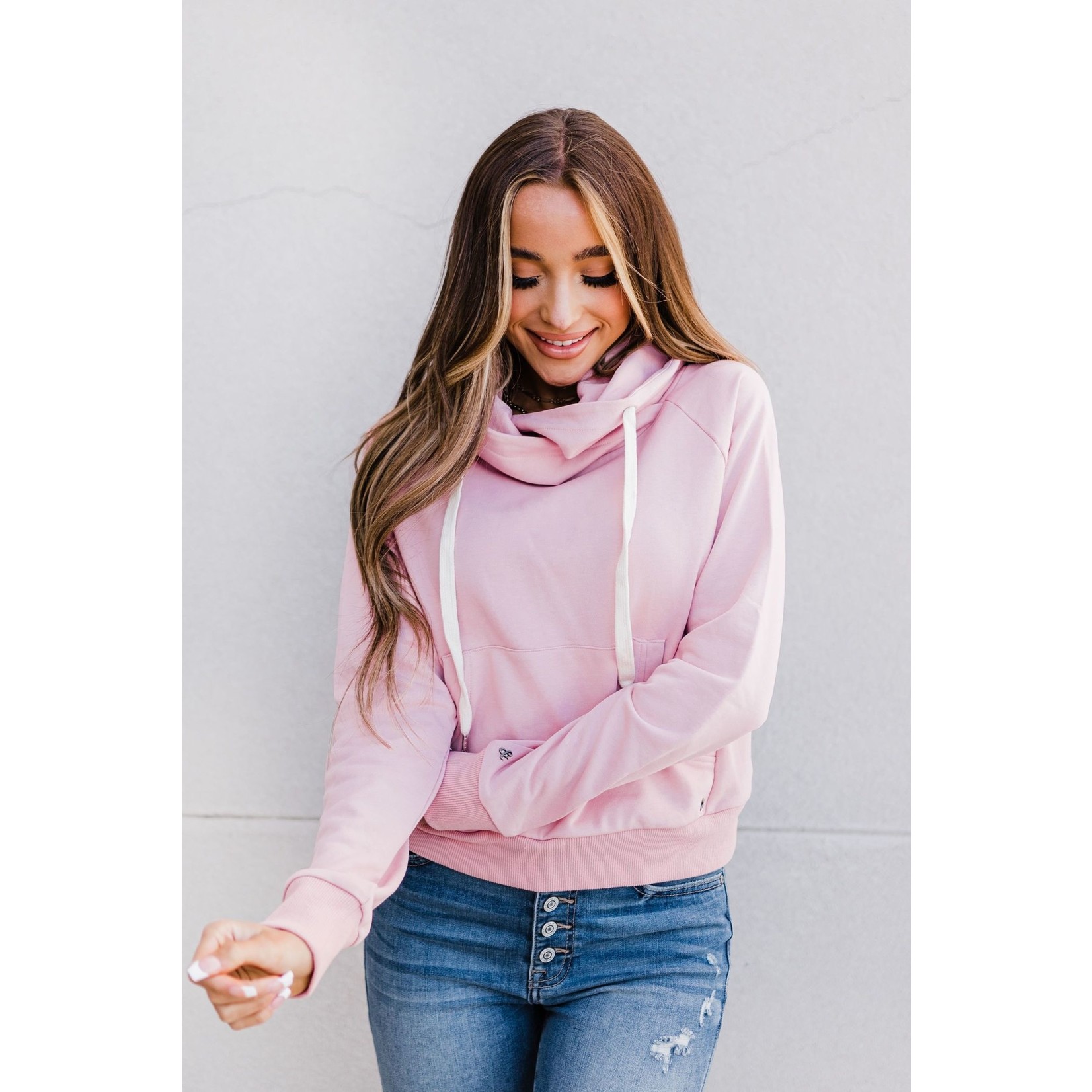 Ampersand Avenue Everything's Rosy Crossover Elevated Hoodie