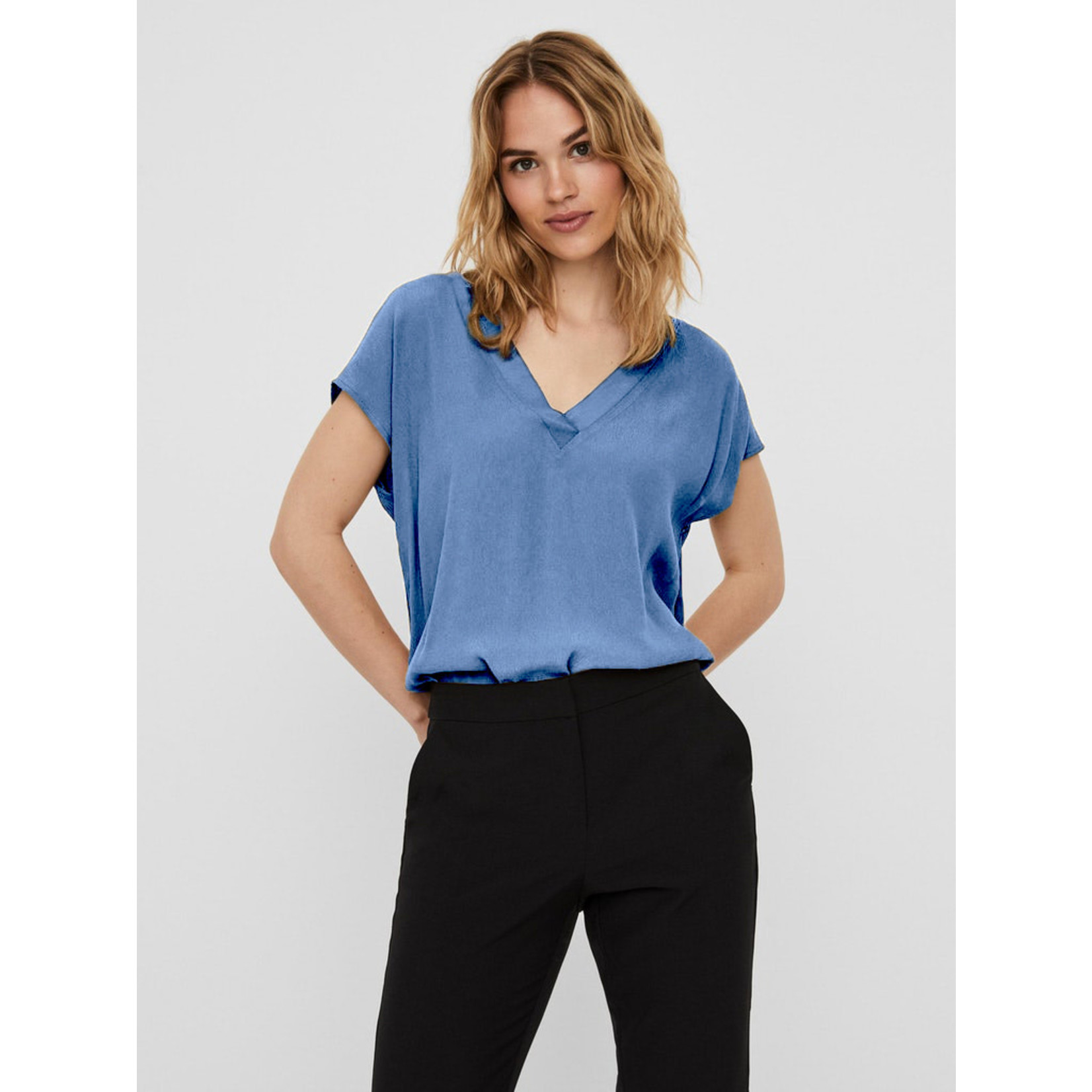 Vero Moda Zakynthos Cap Sleeve Top