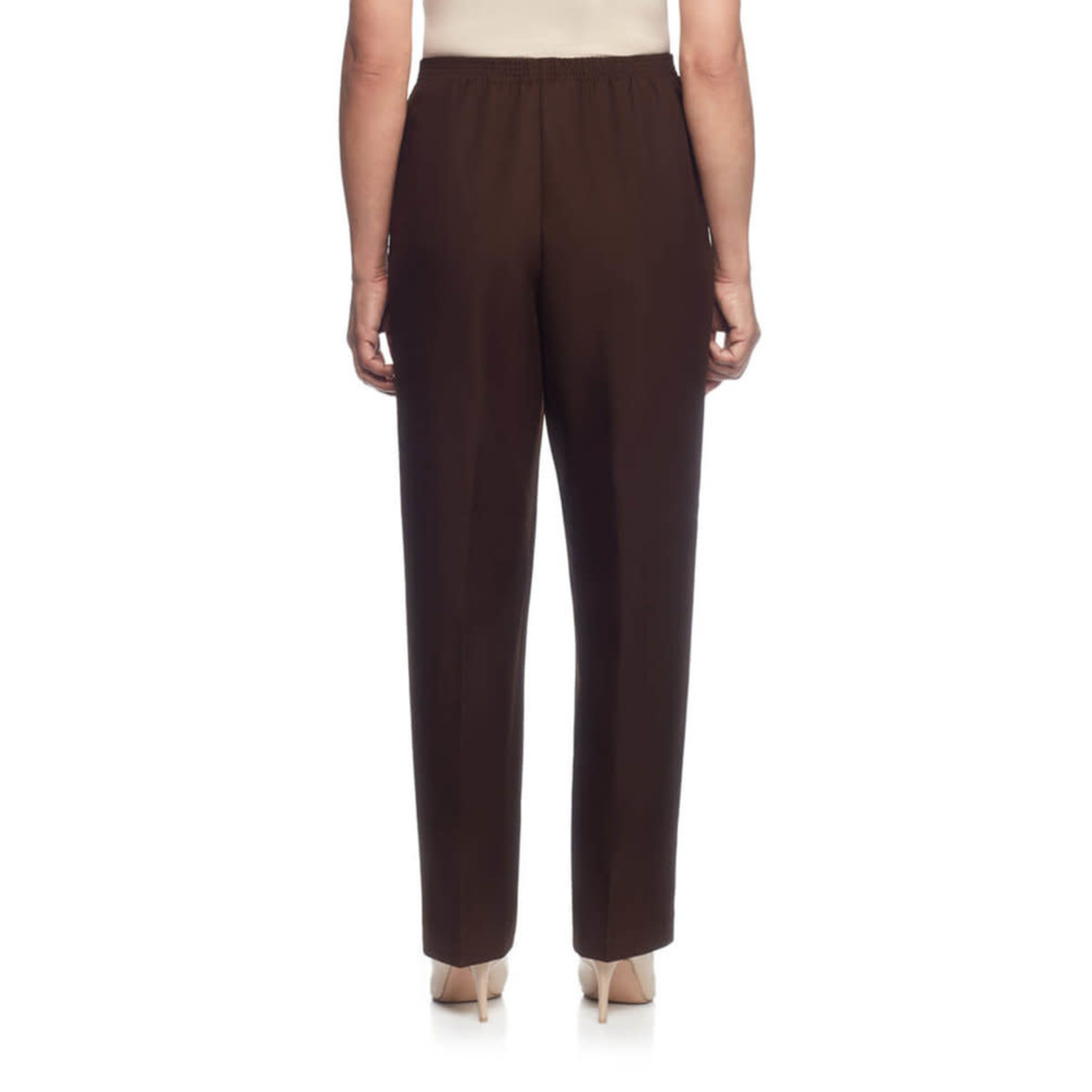 Alfred Dunner Pull On Pant - Brown