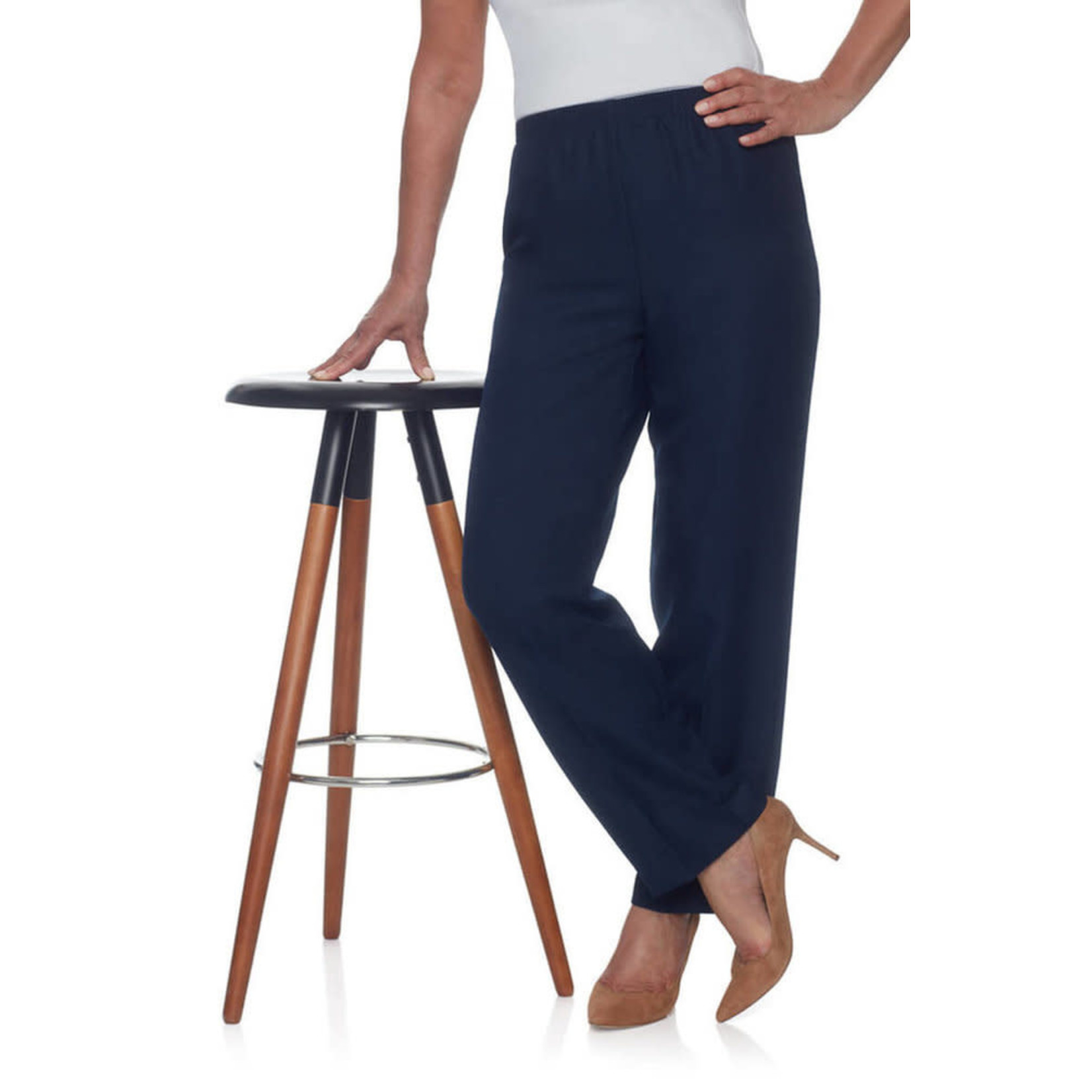 Alfred Dunner Pull On Pant - Navy