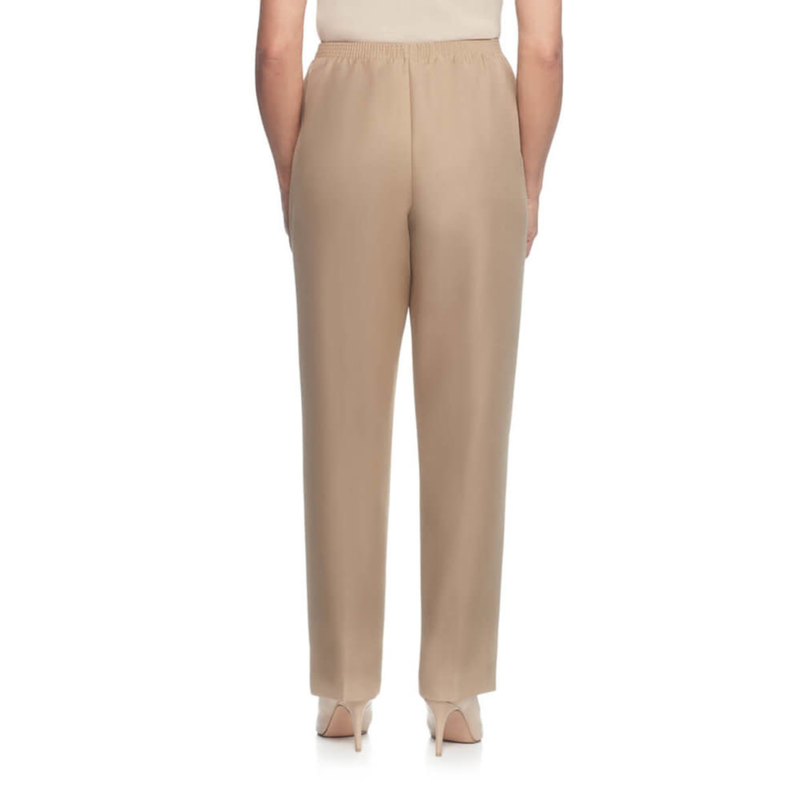 Alfred Dunner Pull On Pant - Tan