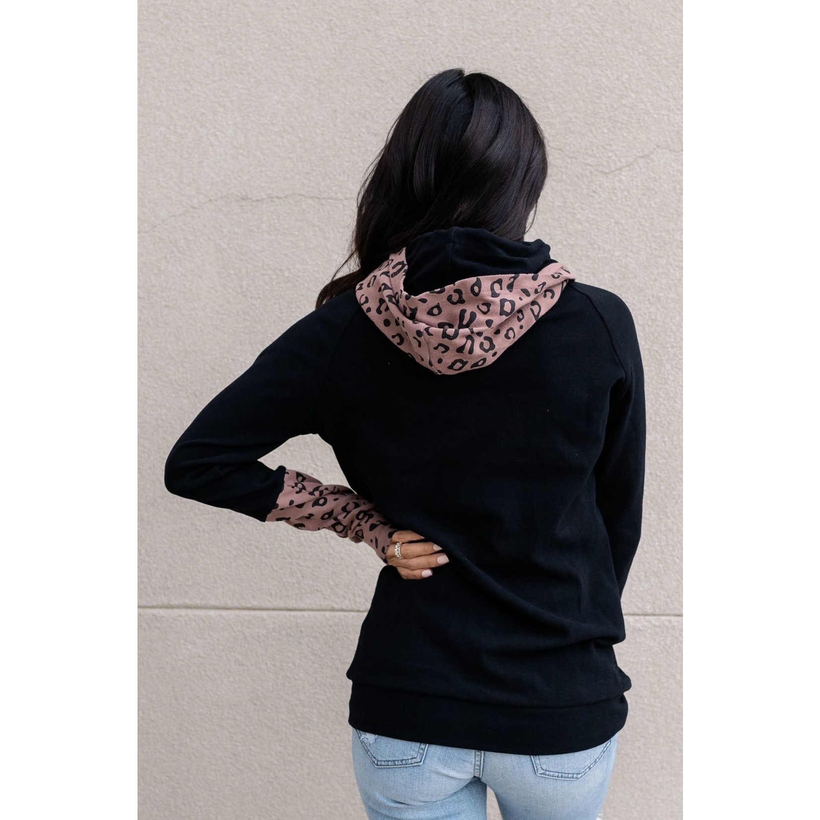 Ampersand Avenue Fur Ever Love Doublehood Sweatshirt