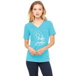 Royal Blush Lake Junkie V-Neck Tee