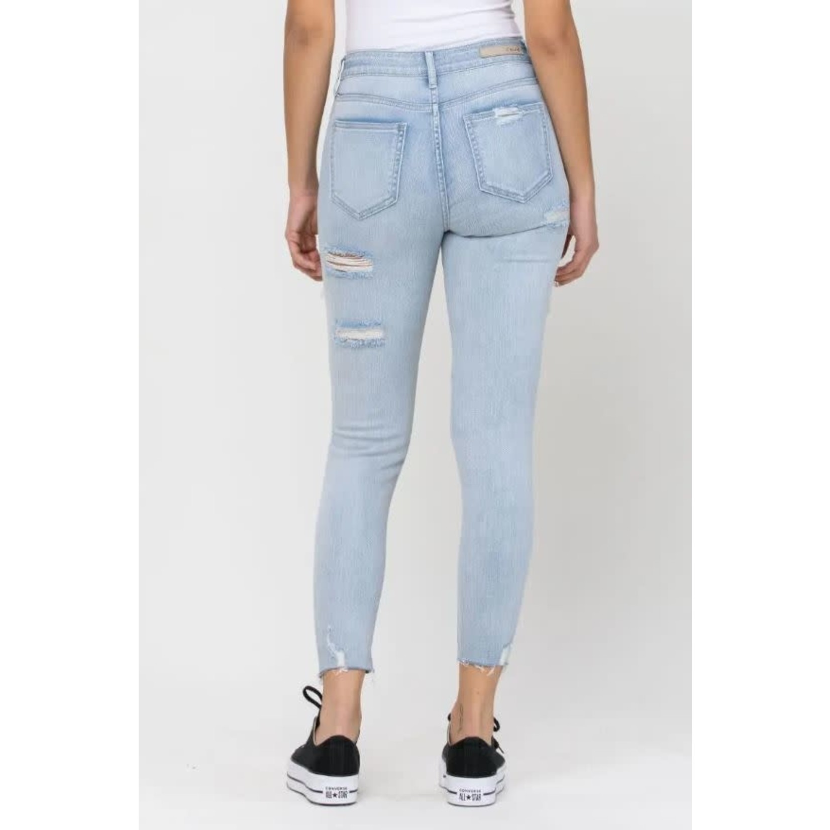 Cello High Rise Destructed Jean