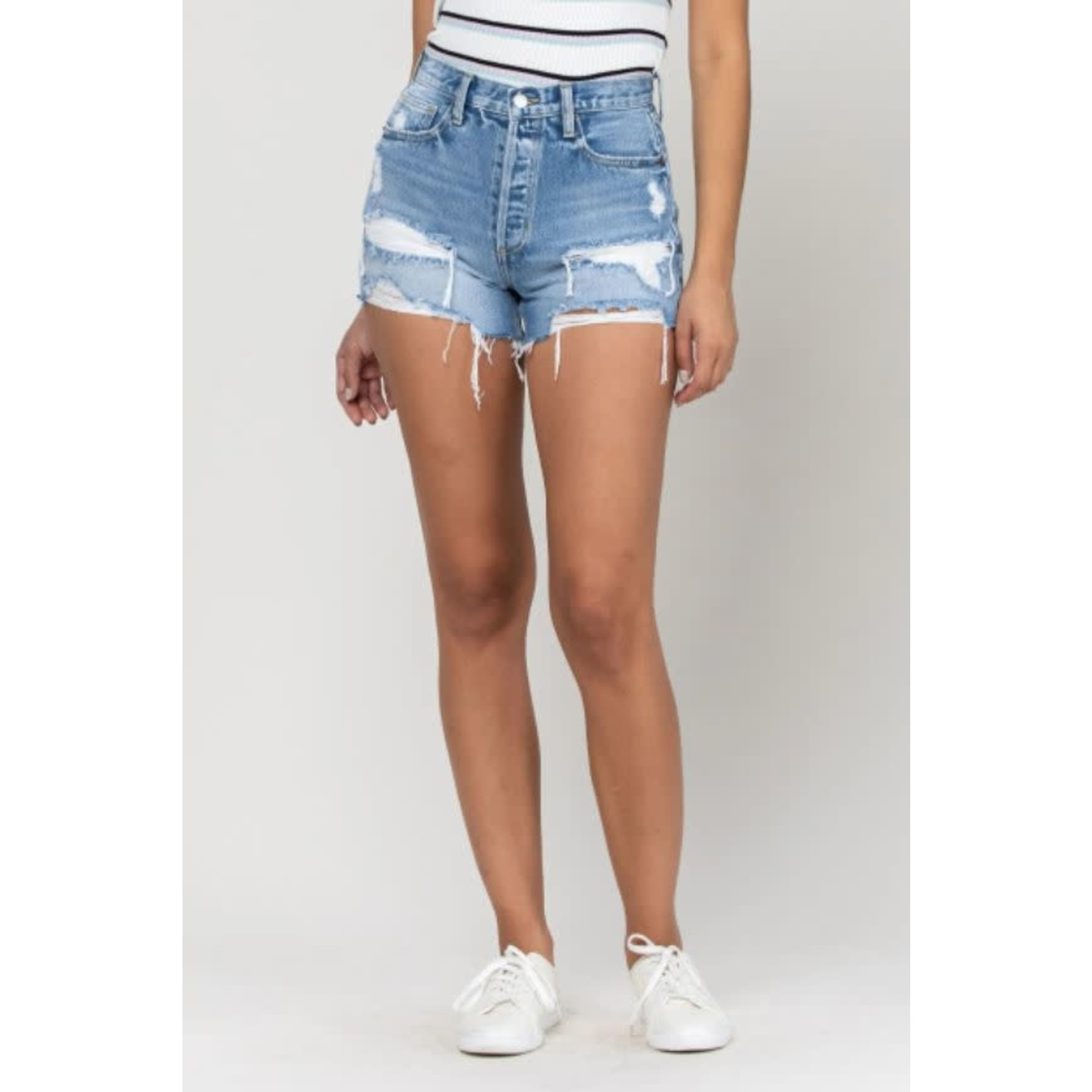 Cello Distressed Denim Shorts