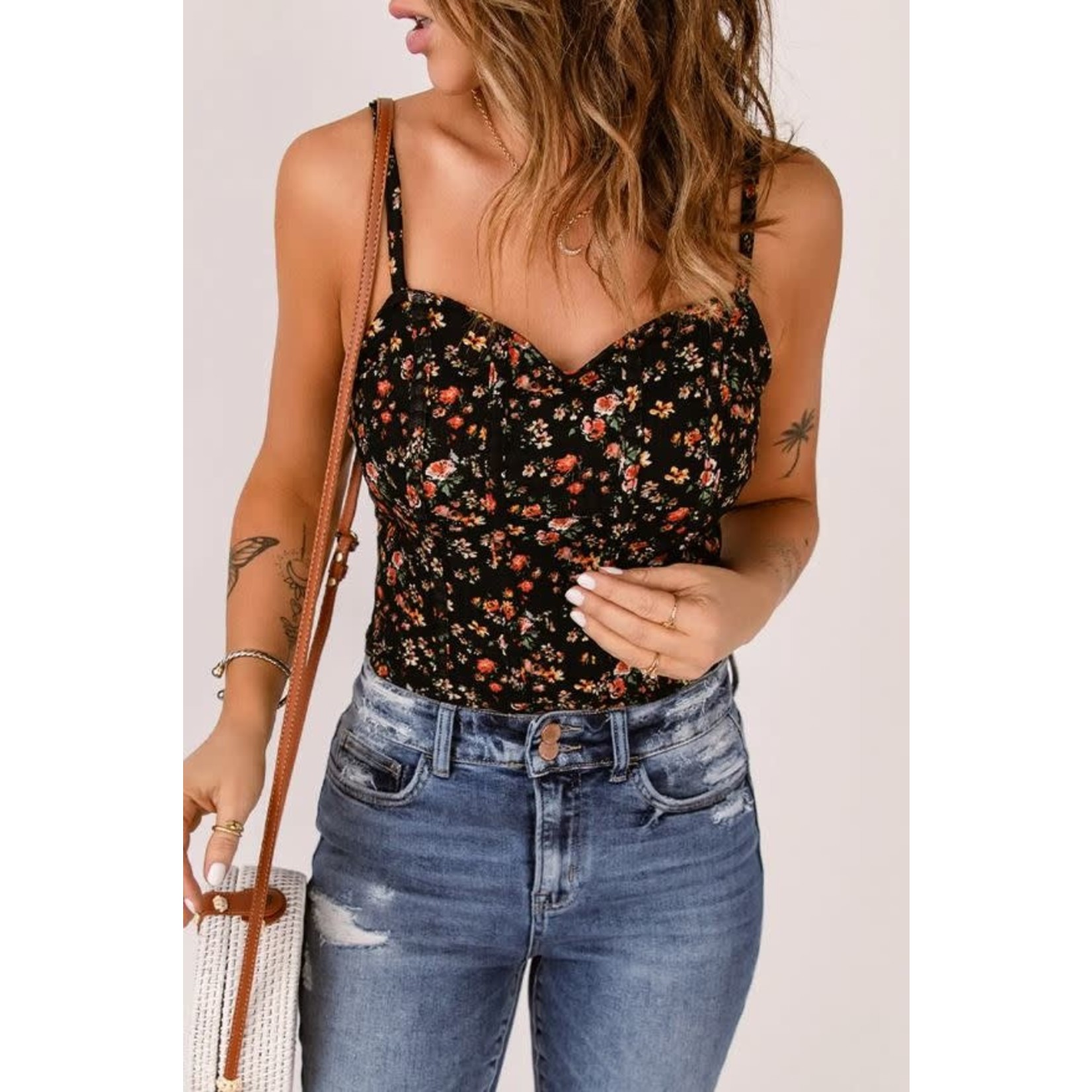 GGS Floral Bodysuit