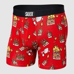 SAXX Vibe Boxer Brief Fired Up Red