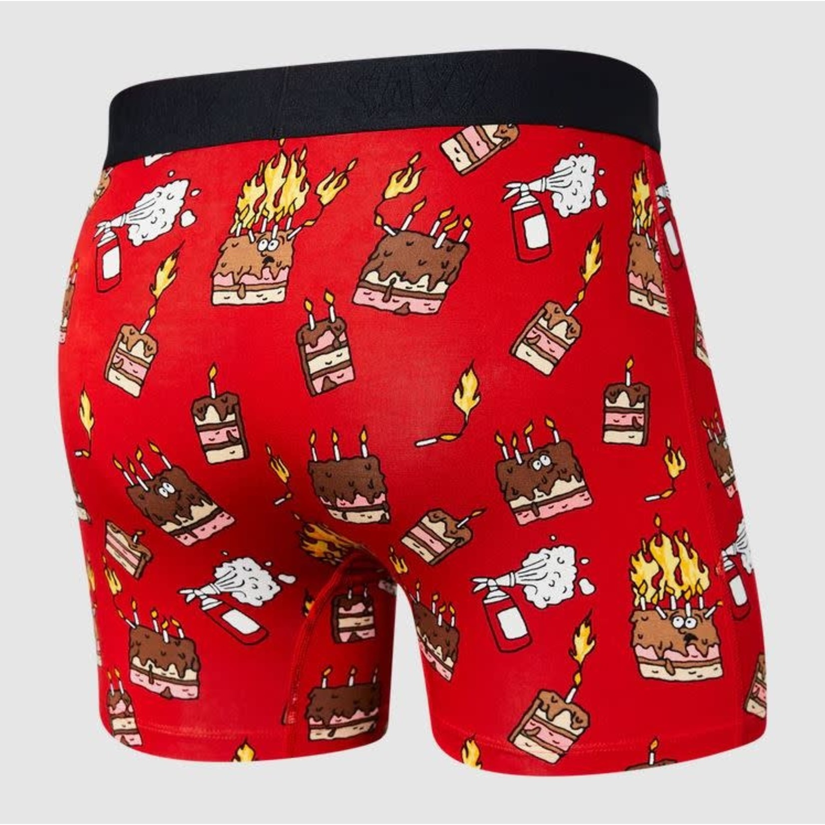 SAXX Vibe Boxer Brief Fired Up Red