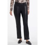 Tribal Faux Leather Straight Leg Pant
