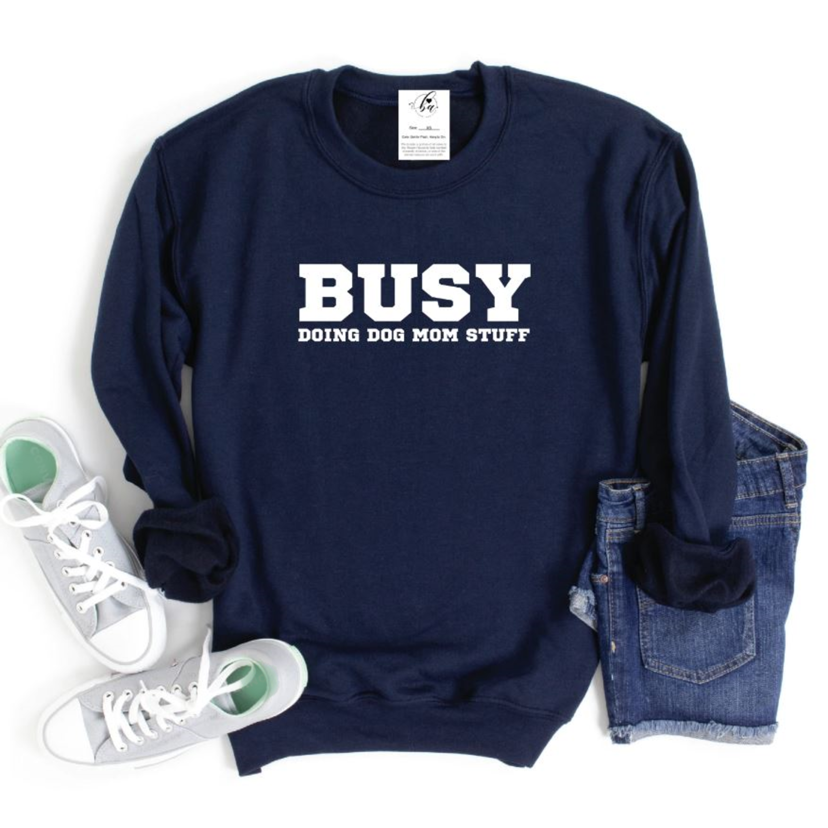 Blonde Ambition Busy Doing Dog Mom Stuff Hoodie