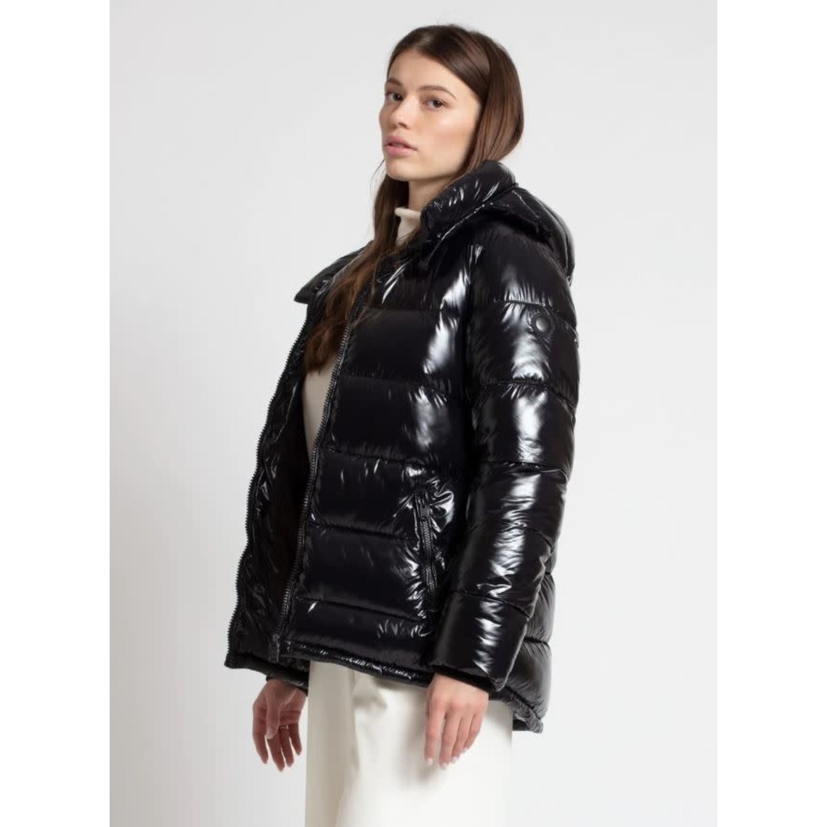 Point Zero Shine Quilted Puffer Jacket