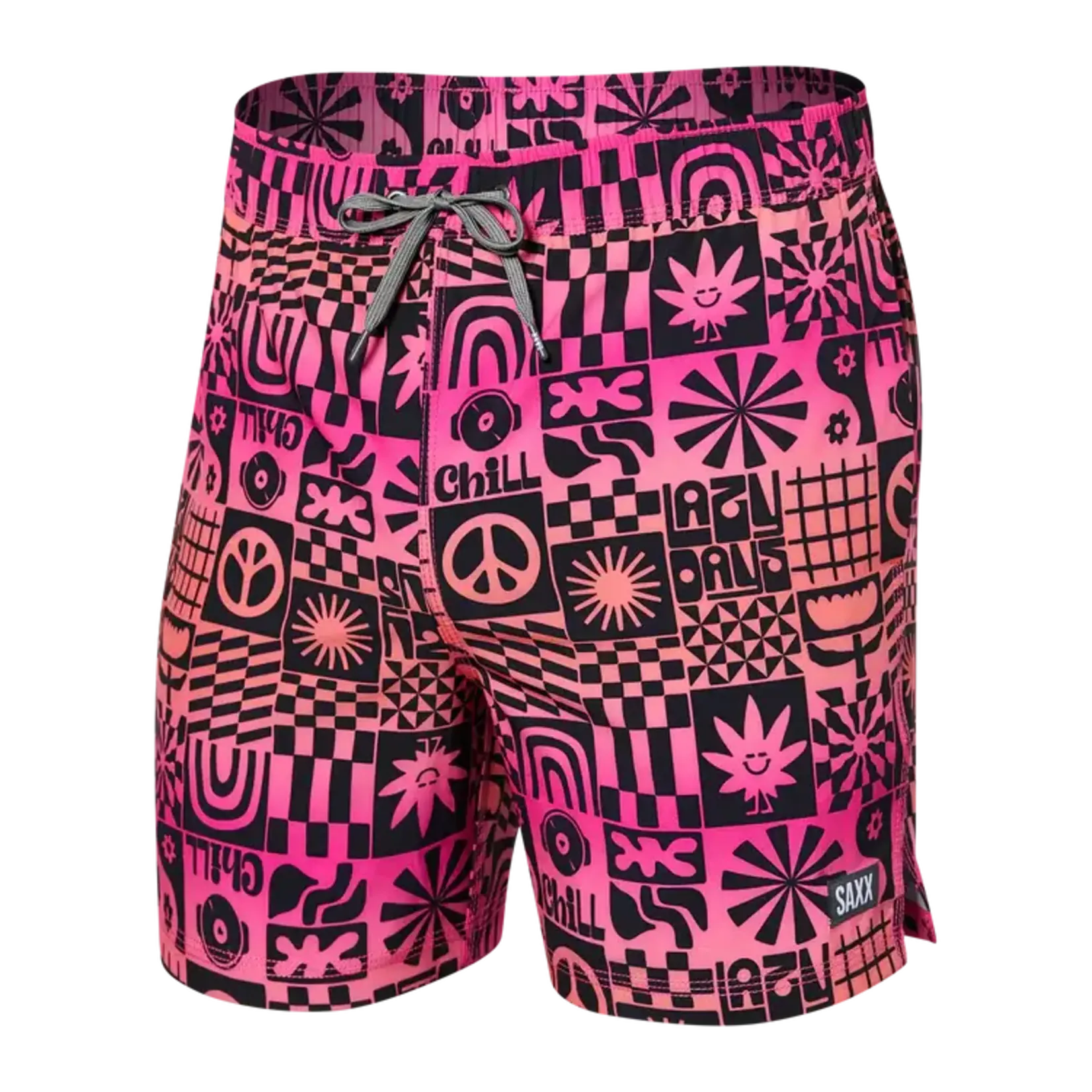 SAXX Oh Buoy 2 In 1 Volley Short 5" Lazy Days