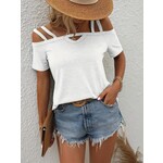 GGS Keyhole Cold Shoulder Top