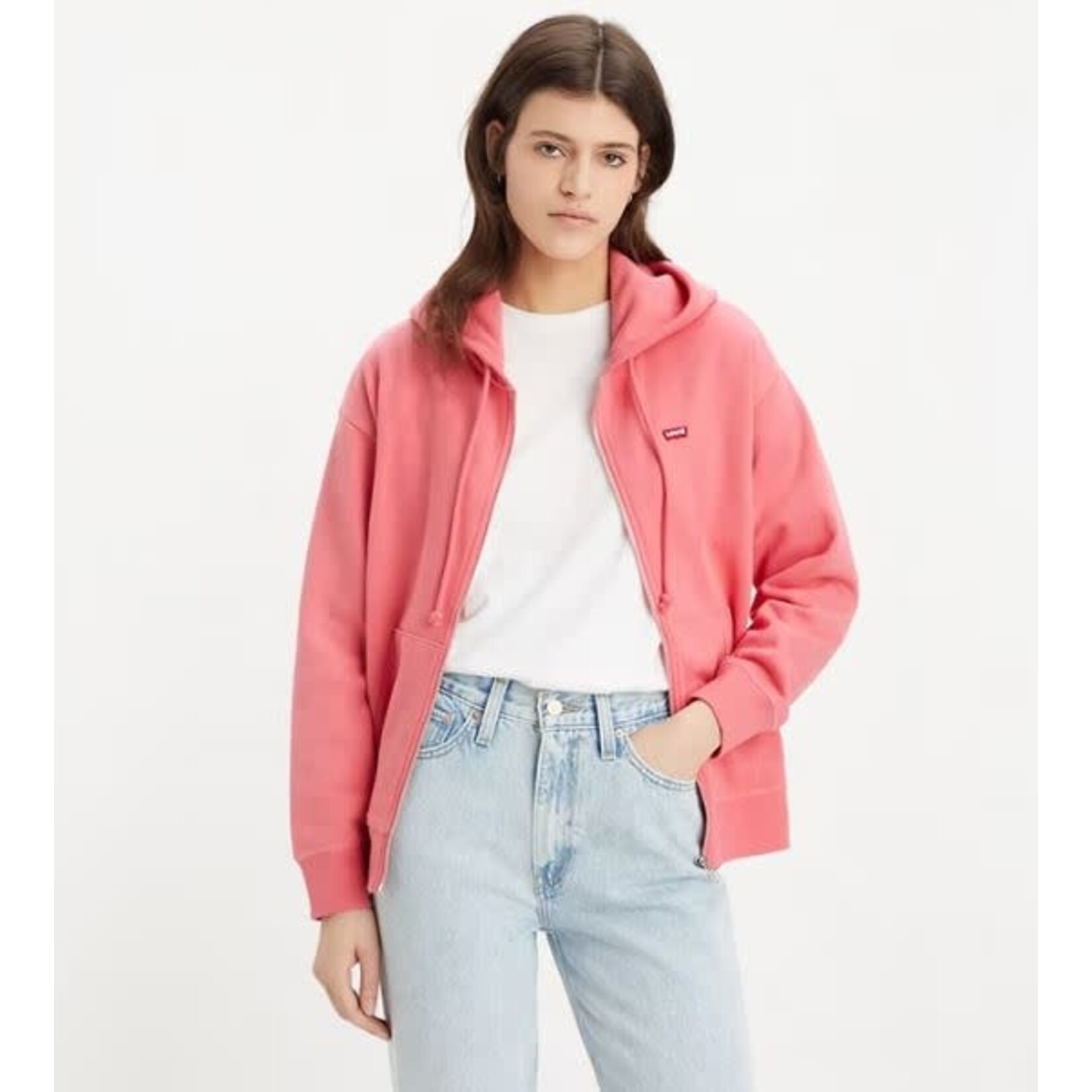 Levi's Standard Zip Hoodie Italian Rose