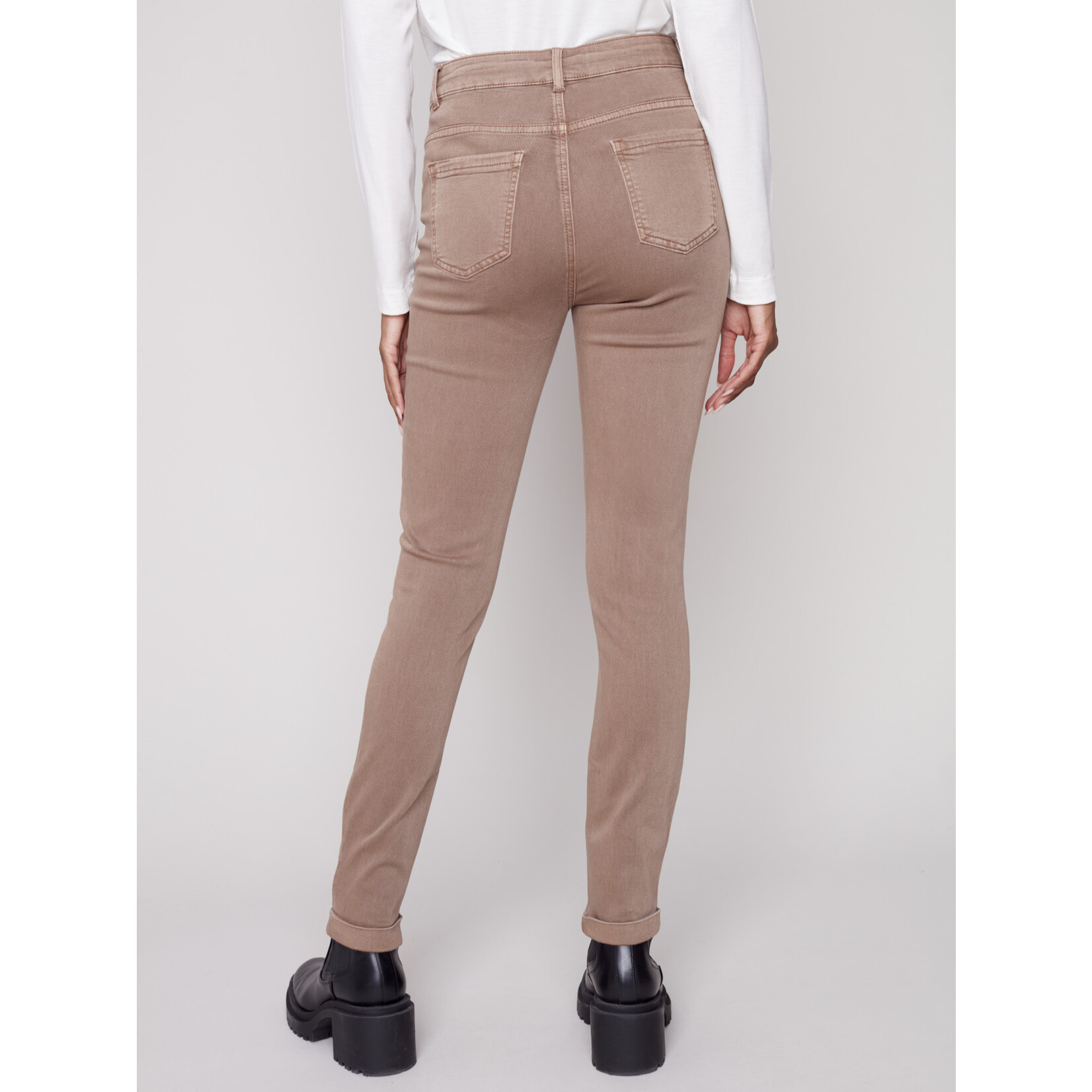 Charlie B Twill Cuff Pant