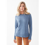 FDJ Cable Knit Raglan Sweater