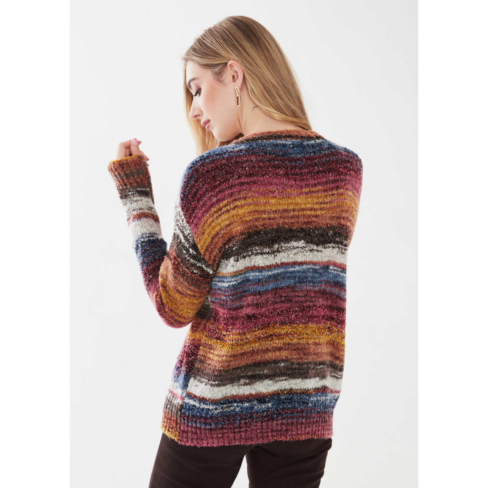 FDJ Space Dye Boatneck Sweater