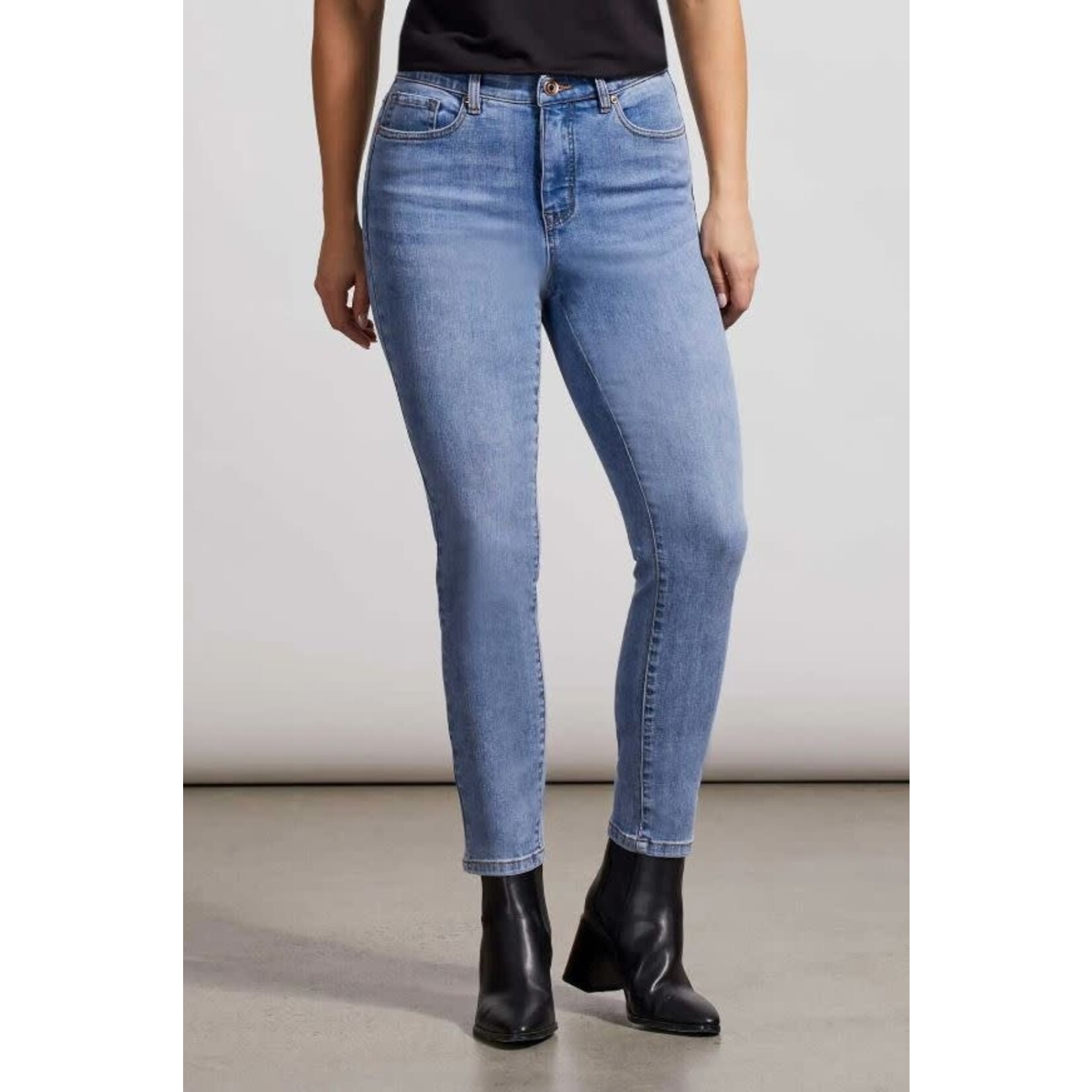 Tribal Sophia Curvy Slim Ankle Jean