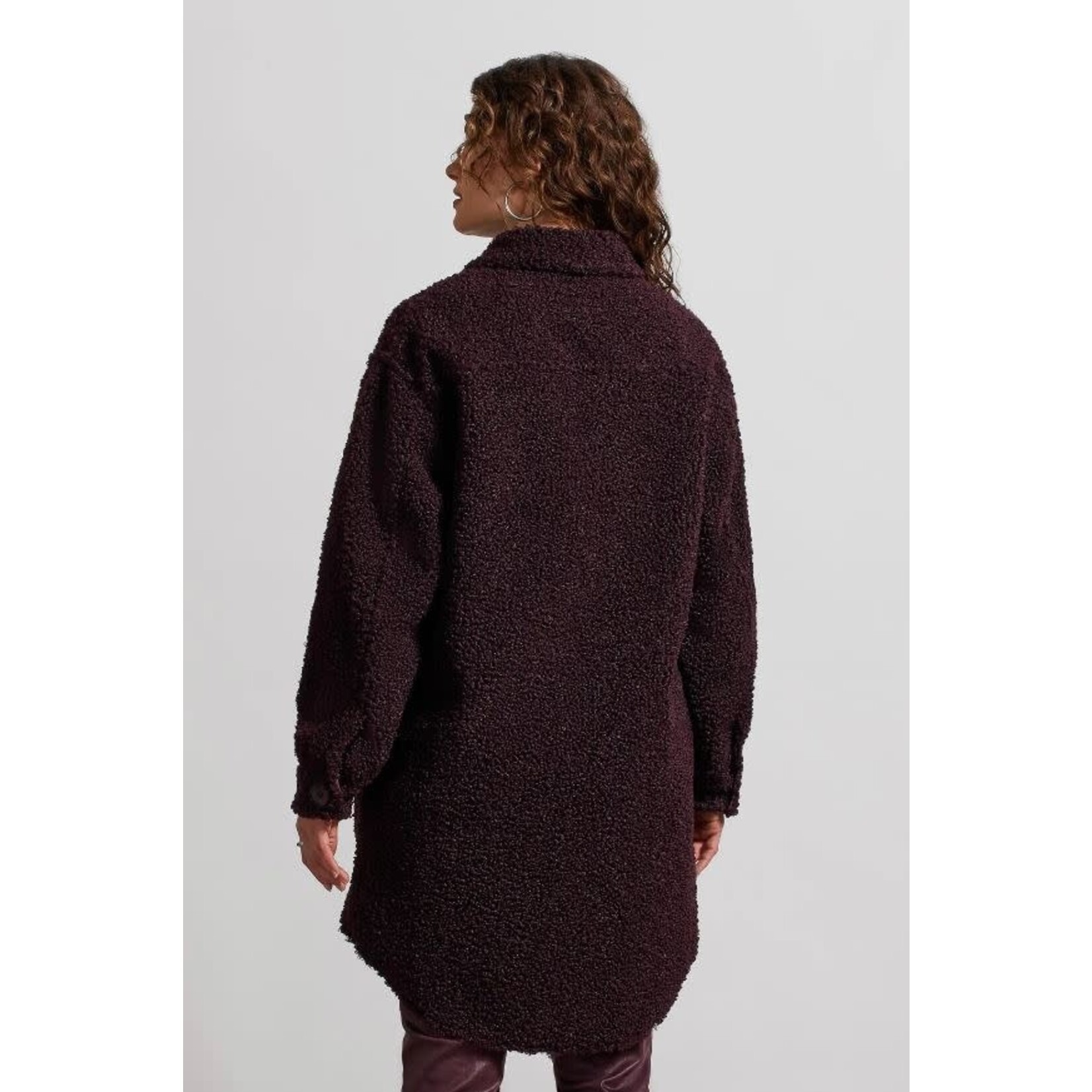 Tribal Bonded Shearling Coat