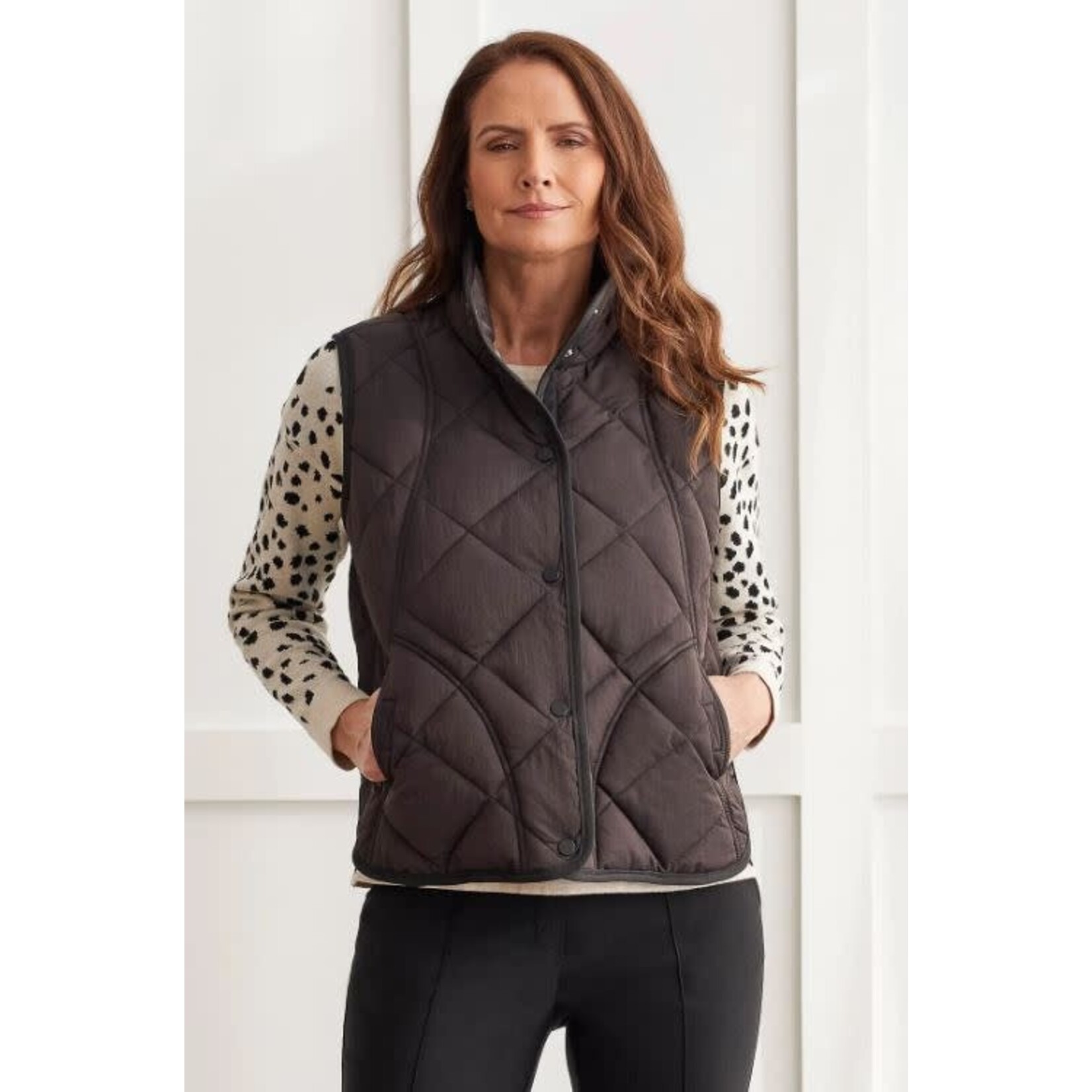 Tribal A-Line Puffer Vest