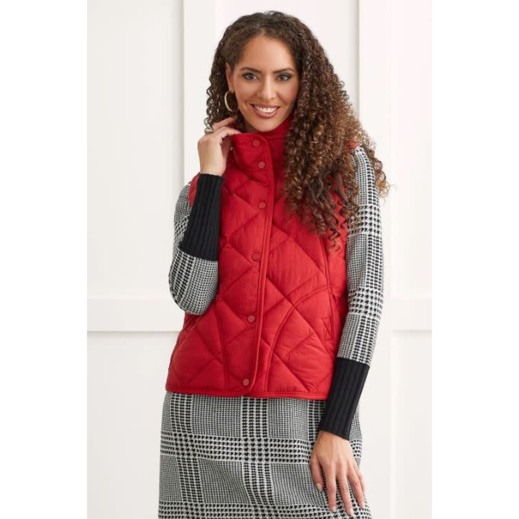 Tribal A-Line Puffer Vest