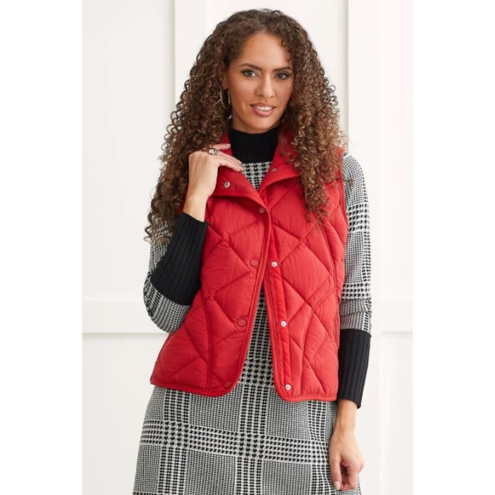 Tribal A-Line Puffer Vest