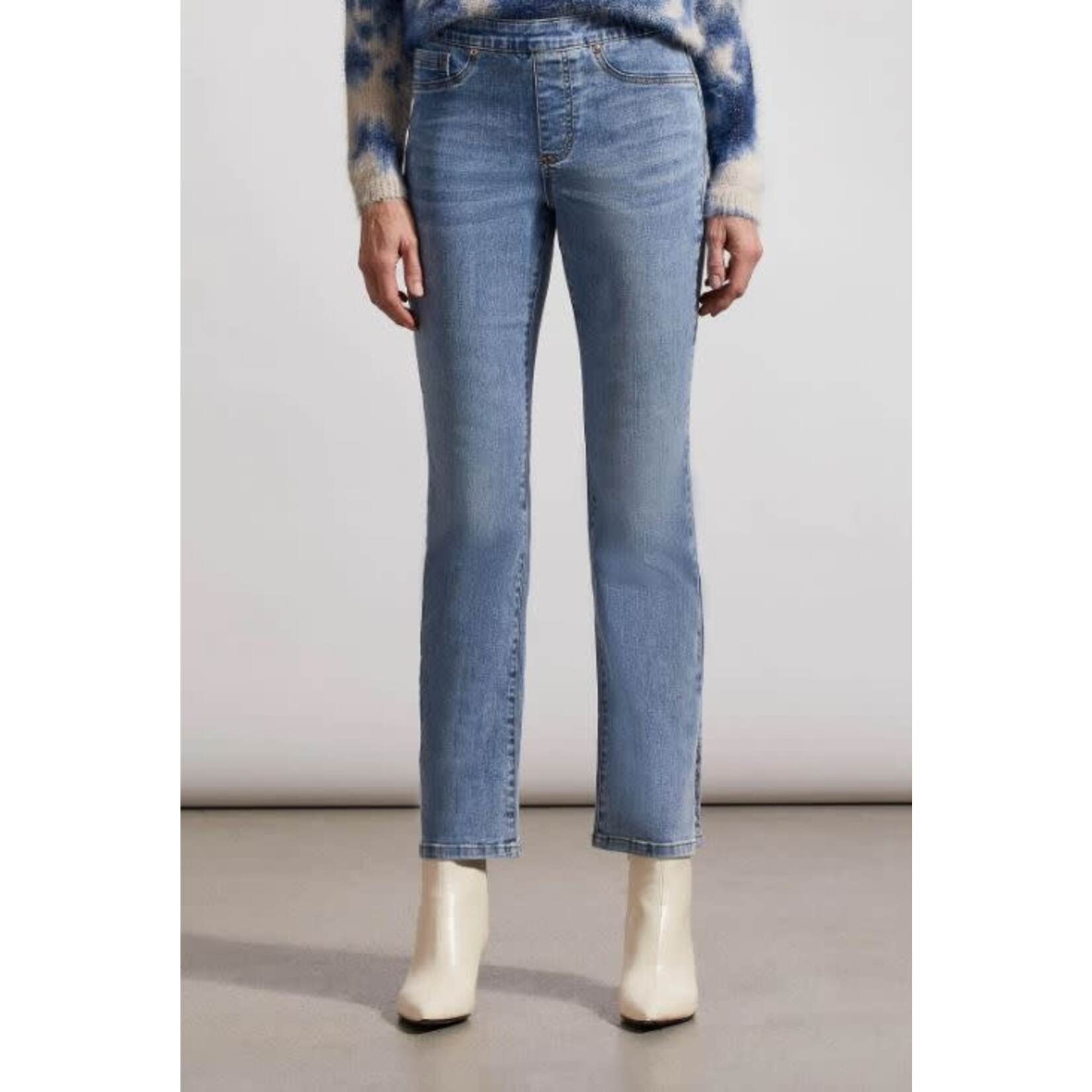 Tribal Audrey Pull On Microflare Jeans