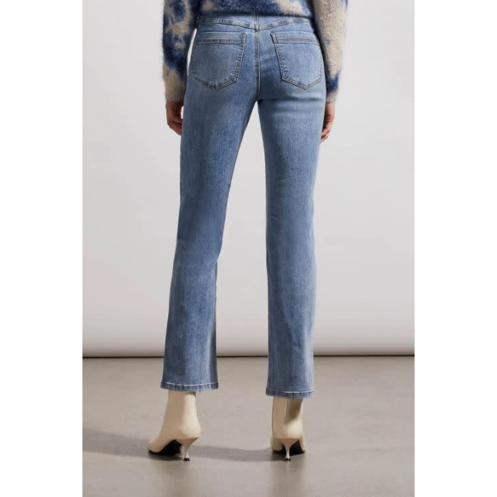 Tribal Audrey Pull On Microflare Jeans