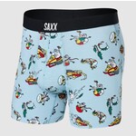 SAXX Vibe Boxer Brief Totally Tubular Fog Blue