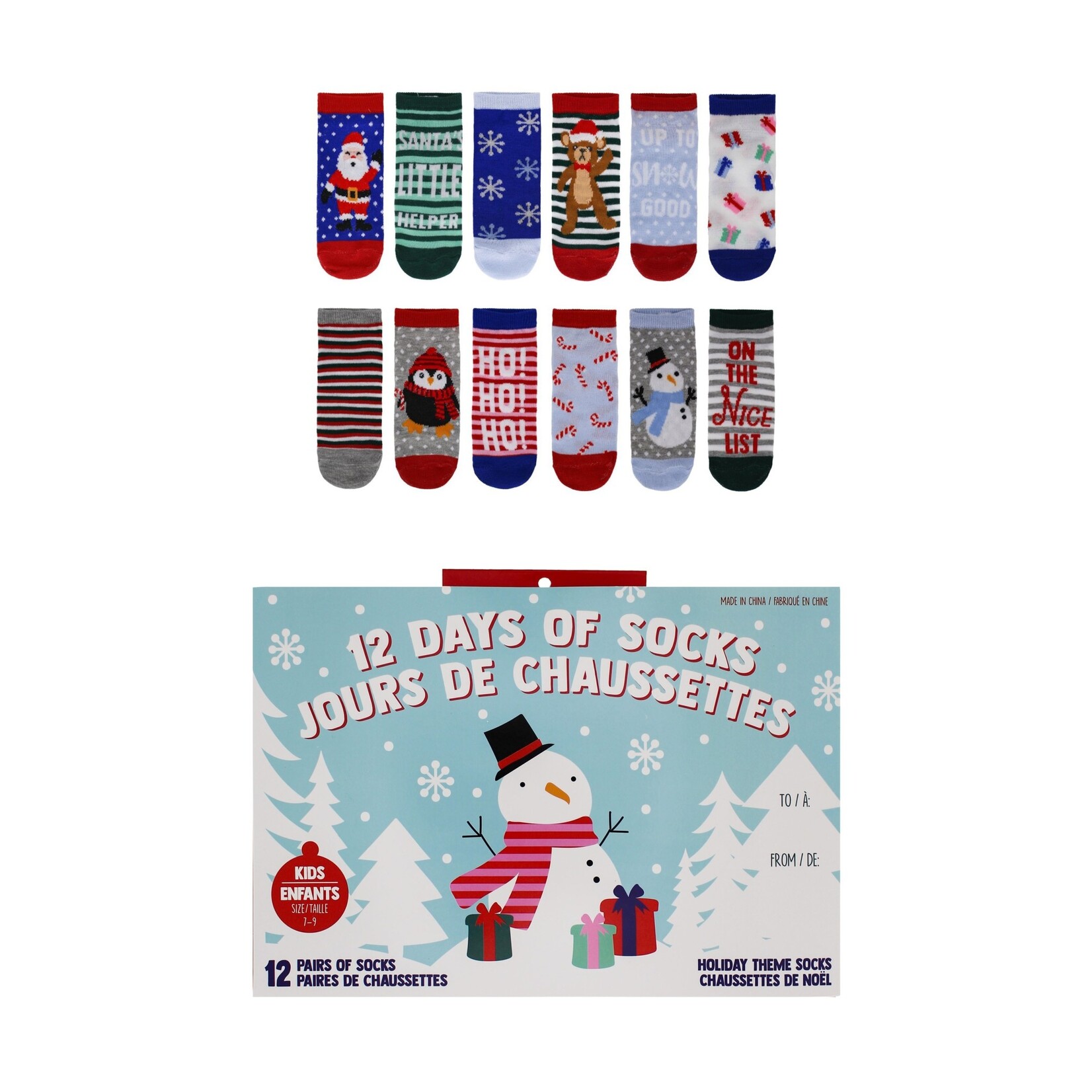 Gertex Kids 12 Days Of Socks